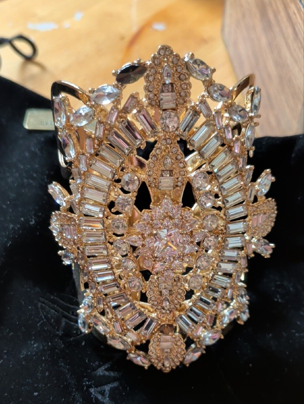 Samantha Wills Gold-Tone Crystal Statement Bracelet